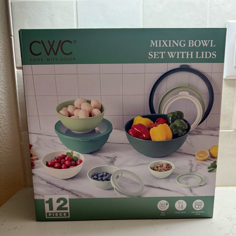 CWC Mixing Bowl Set with Lids